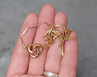 Ciondolo Con Vero Granato Ceco Cuore Argento Sterling 925 - Foto 6