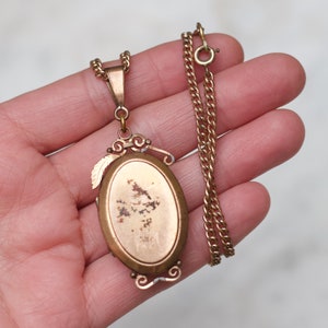 Antique Victorian Oval Locket Choker Necklace Rolled Gold Antique Large Photo Keepsake Pendant Vintage Oxidised Layering Jewellery image 2