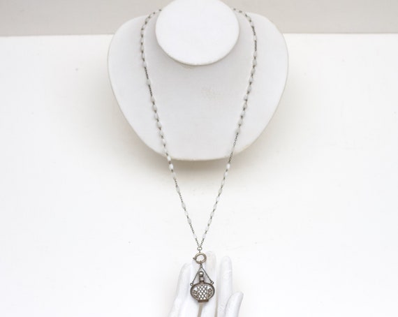 Antique Poison Bottle Necklace - Art Deco Scent V… - image 2