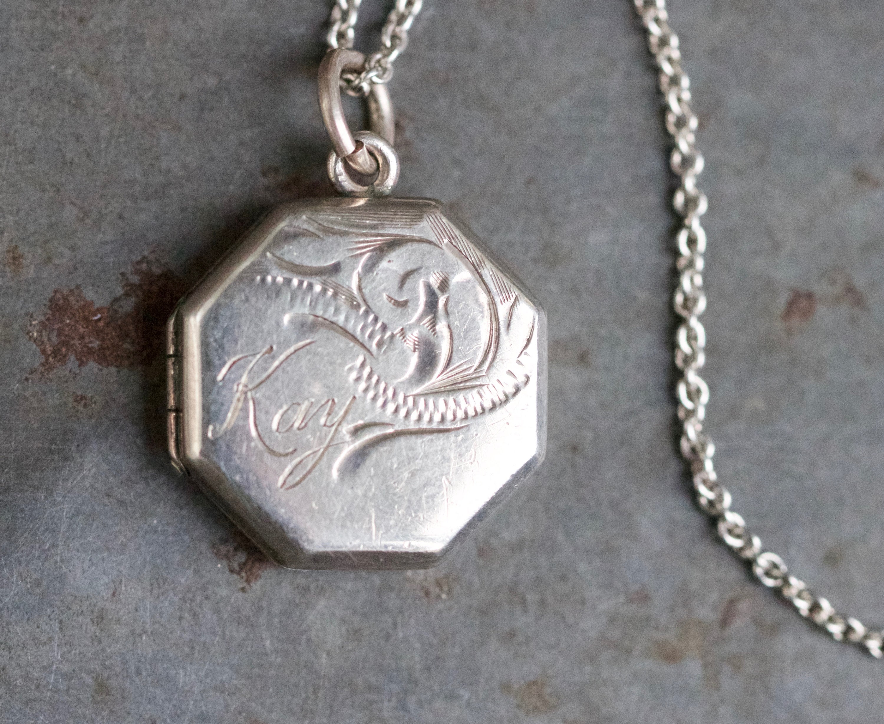 Art deco locket deals