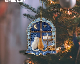 Fullhawl 12 Sheets Hanukkah Wrapping Paper With 12 Chanukah