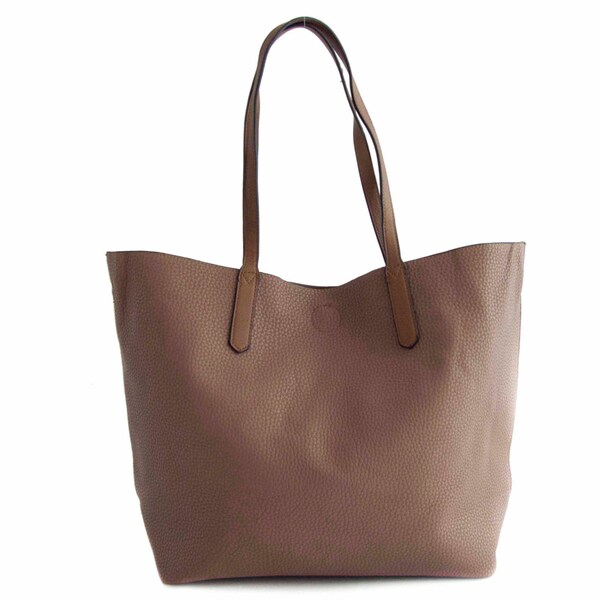 Leather Tote Bag Handbag in Vegan Leather Taupe Handmade  - the Hervè - sale with coupon code TRACBAG30OFF345 