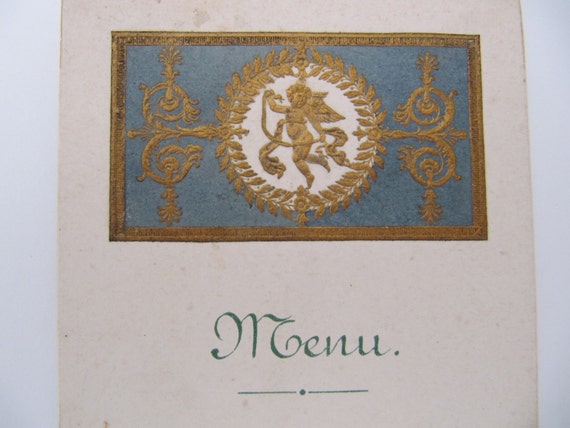 dinner menu for guests