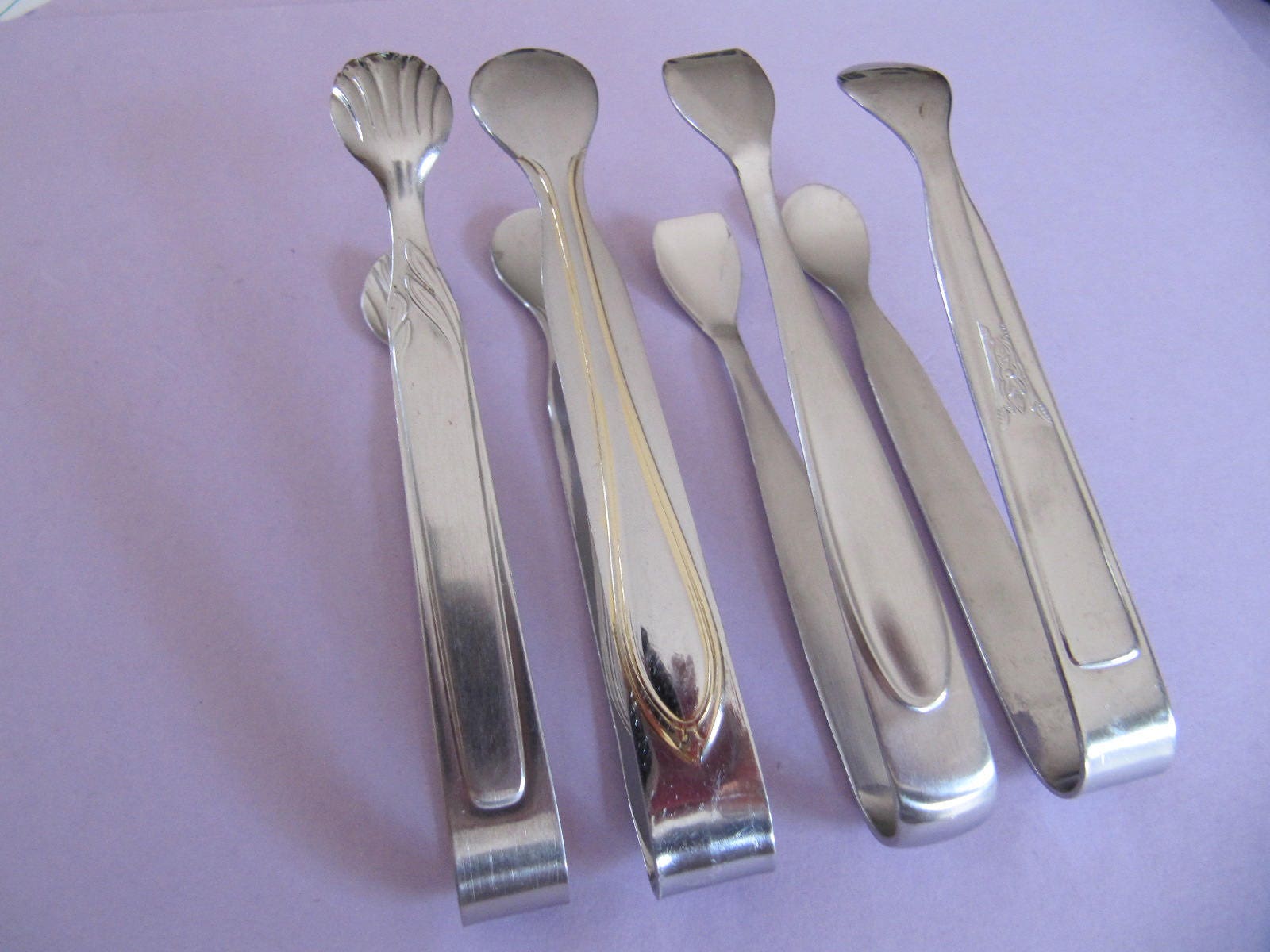 4 vintage Sugar tongs metal sugar cube tongs set for party Etsy