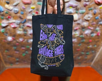 Sausage Fingers Tote Bag