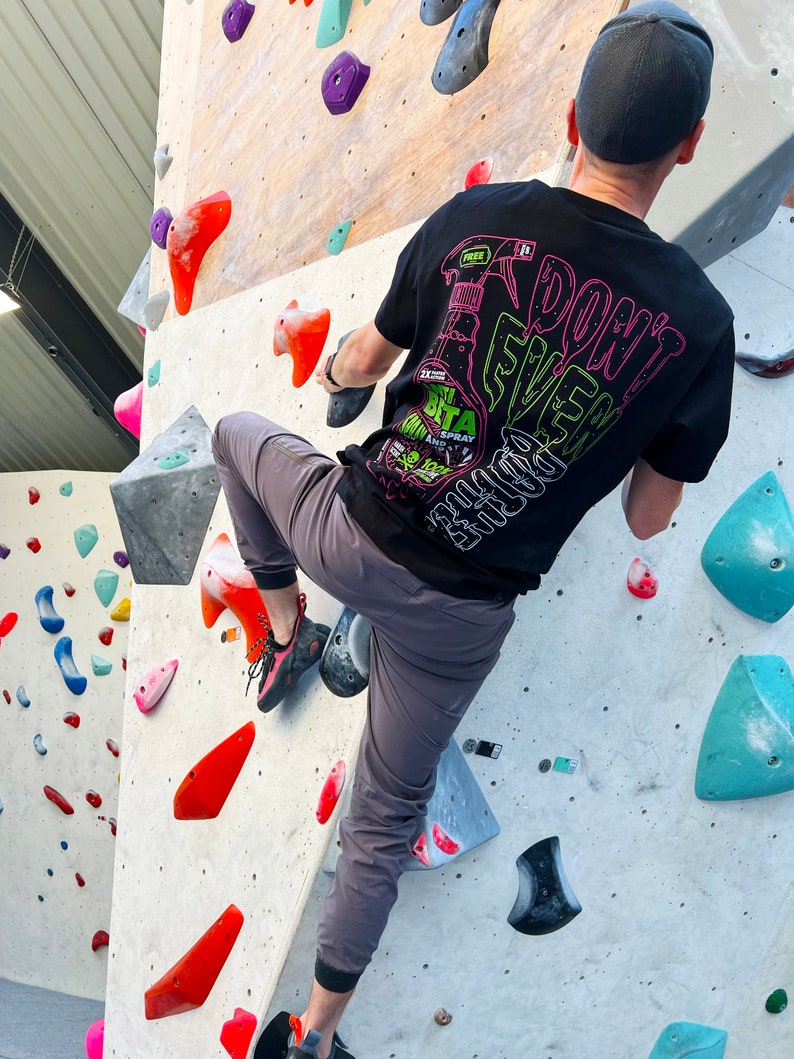 Anti Beta Spray Club T-Shirt, Climbing Bouldering image 8