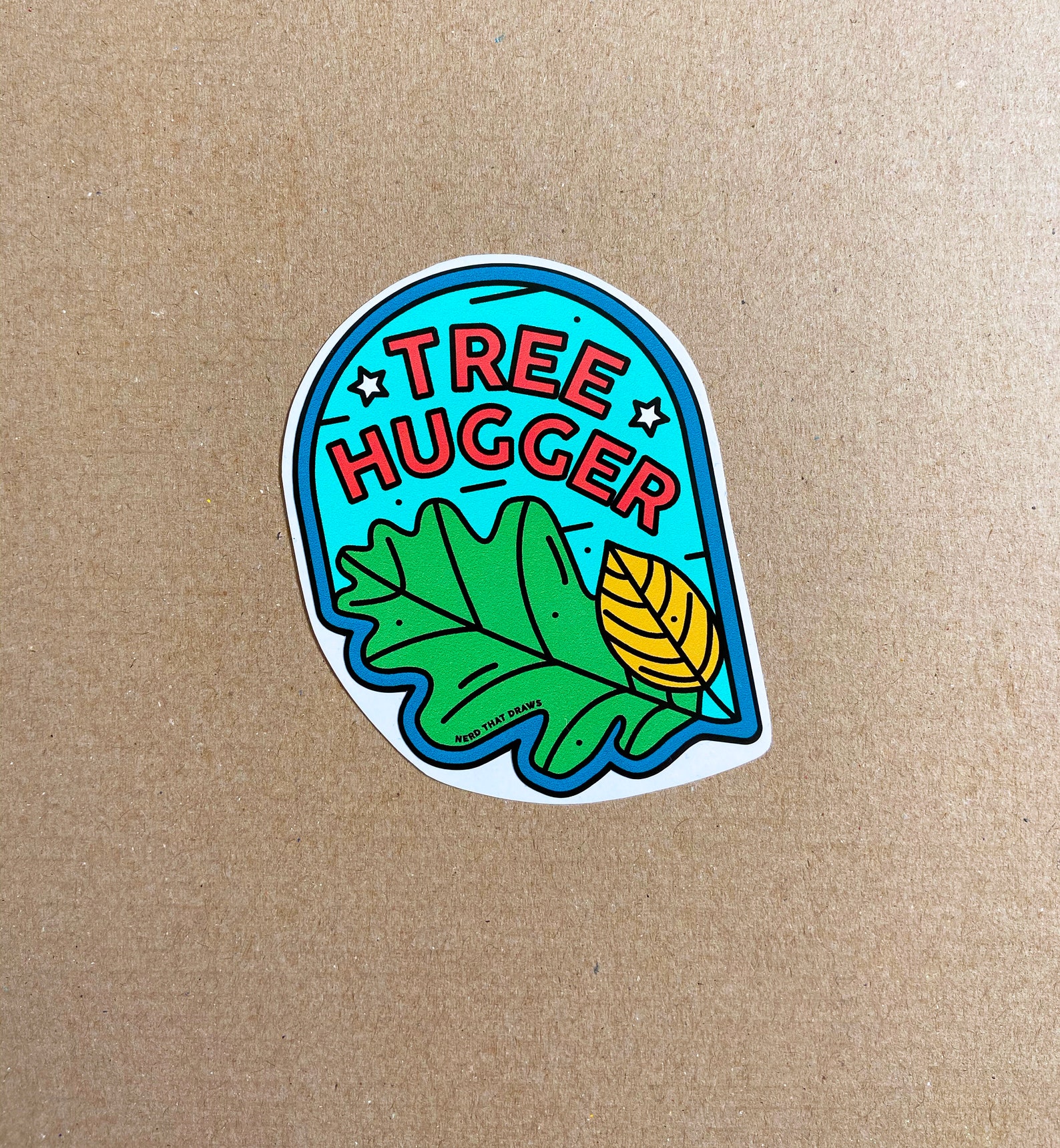 Tree Hugger Sticker Etsy
