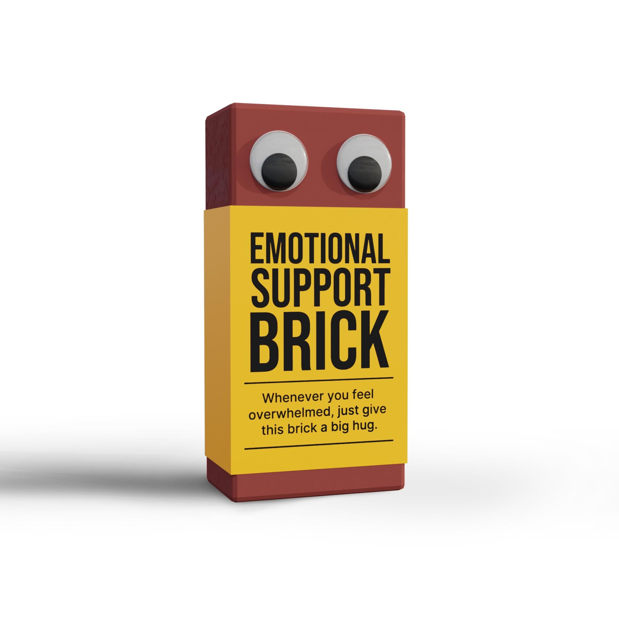 Emotional Support Brick With Googly Eyes – Faux Foam Gag Gift - Etsy