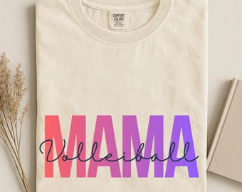 Volleyball Mom Shirt, Mama Volleyball Tee, Gift For Volleyball Player, Volleyball Game Day Shirt, Pastel Mom Gift, Volleyball Season Shirt