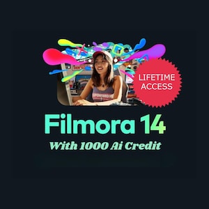 Wondershare Filmora 14 Lifetime License (PC/Mac) – Single User