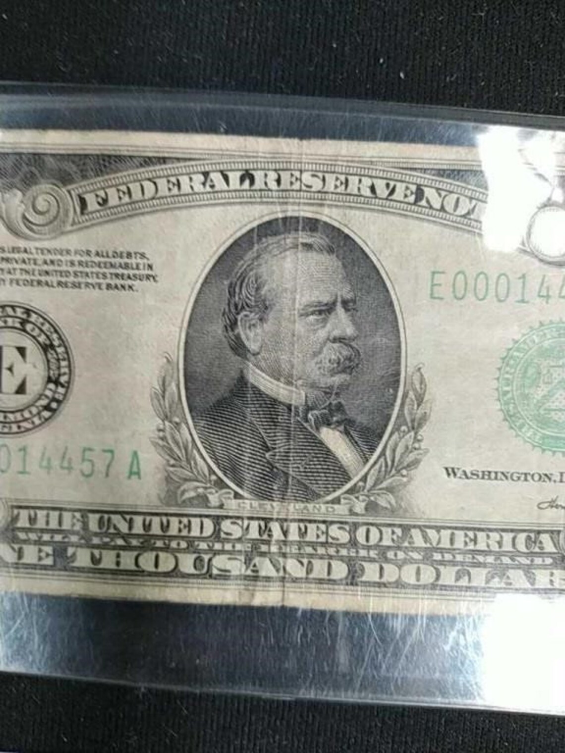 1000.00 US Bank note 1934 a series good condition Etsy