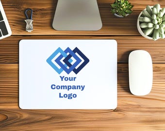 Set of 12, Custom Logo Mousepad: Bulk Personalized Business Gift