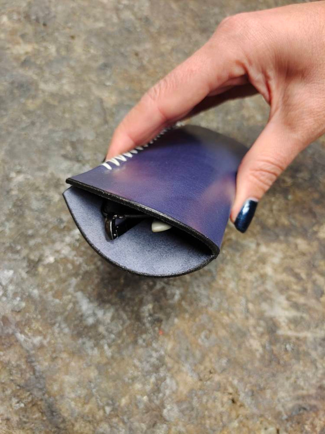 Eye Glasses Case/ Holder Reading Glass Covers Brown Genuine Etsy