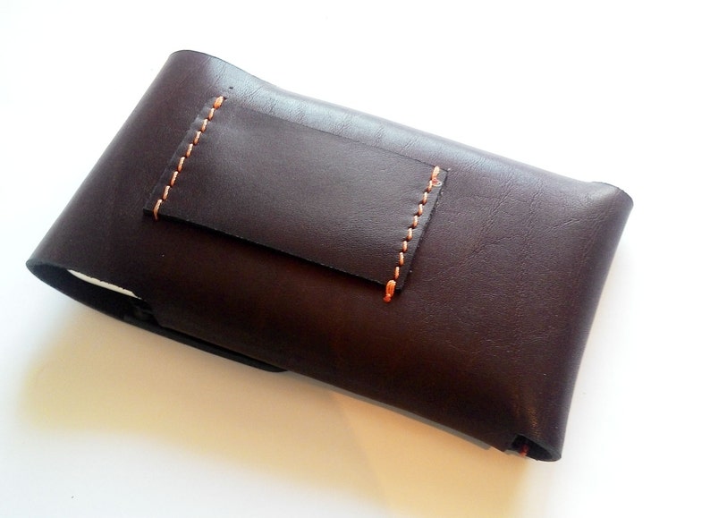 NEW style handmade Sleeve wallet from genuine leather iPhone 11 pro max xs all models cell phone with pocket card free initials belt loop