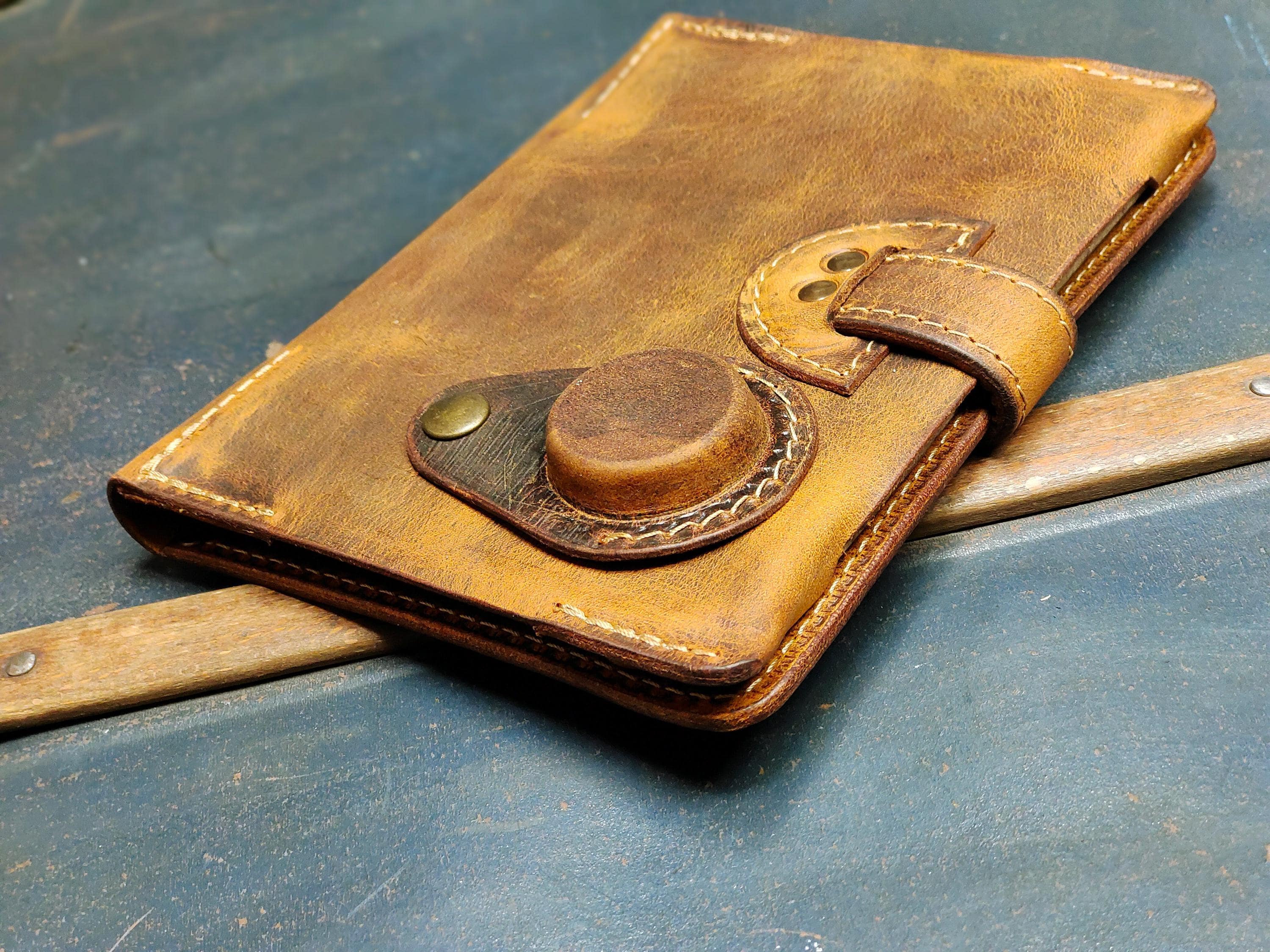 Brown Full Grain Crazy Horse Leather Cover to Fit NEW Kindle Oasis