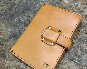 Genuine leather cover to fit old Kindle PAPERWHITE with pocket handmade case for Kindle fromitalian genuine leather gift ideas free initials