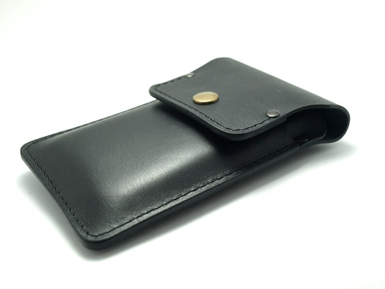 Personalized Black Leather Stylish Sleeve to Fit All Phone - Etsy
