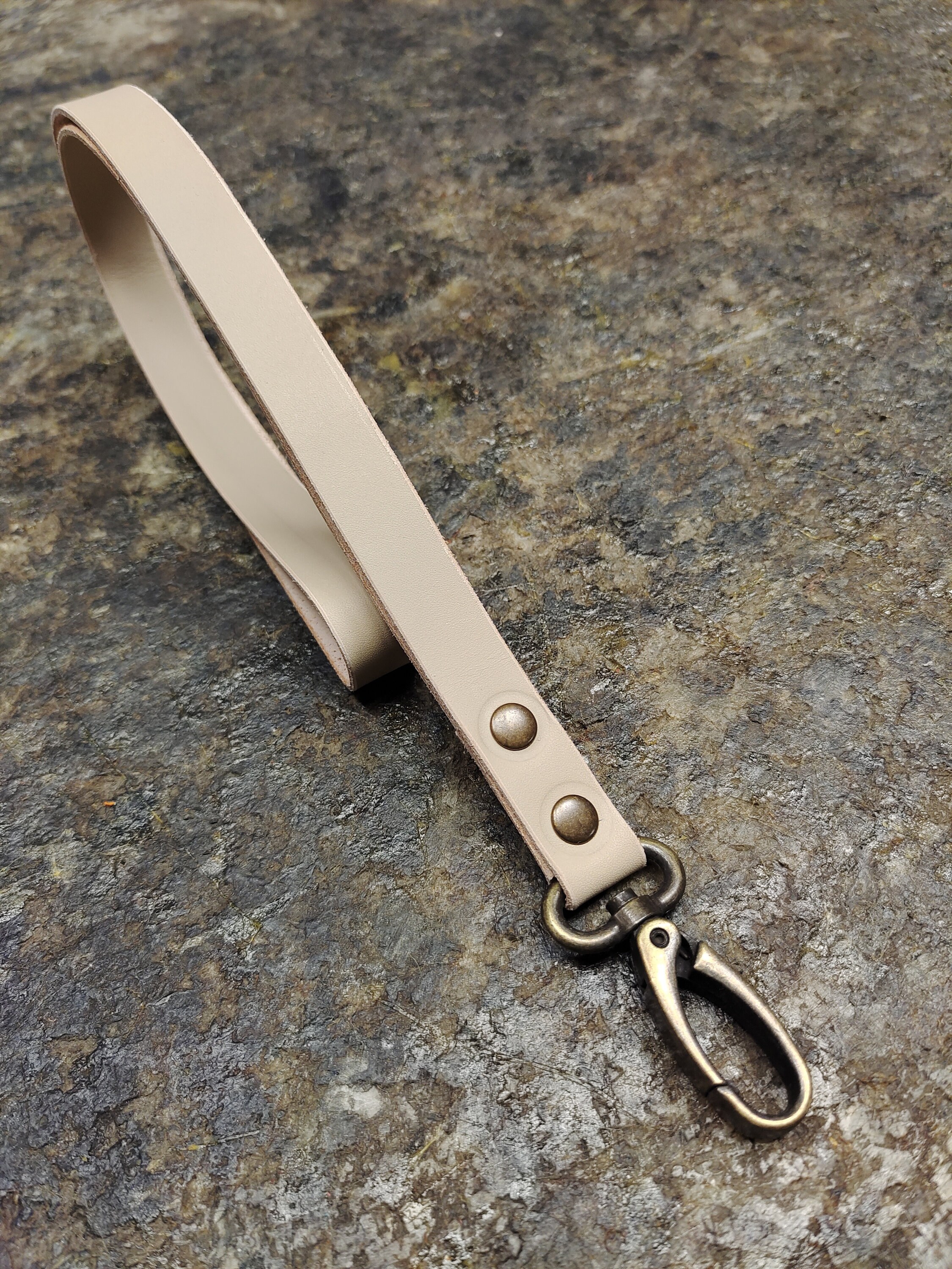 Neck Lanyard Adjustable, Leather Lanyard Key Strap With Metal Clip