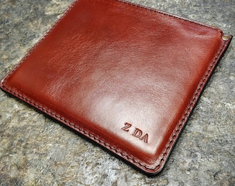 Handmade cowhide cover for kindle oasis brown genuine leather brown thread with black felt inside leather Kindle oasis free initials