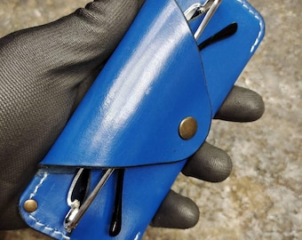 Handmade Leather Glasses Case: Fits Ray-Ban Wayfarer, Personalized