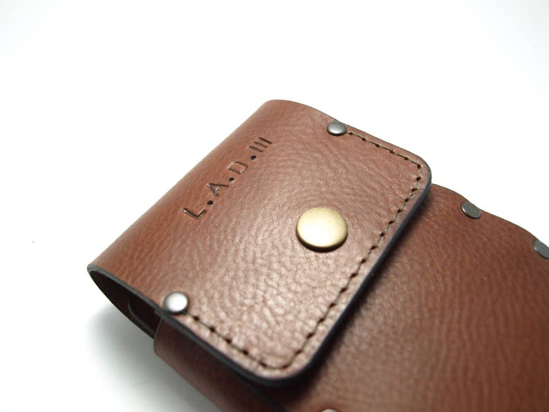 NEW style handmade Sleeve wallet from brown genuine leather Etsy