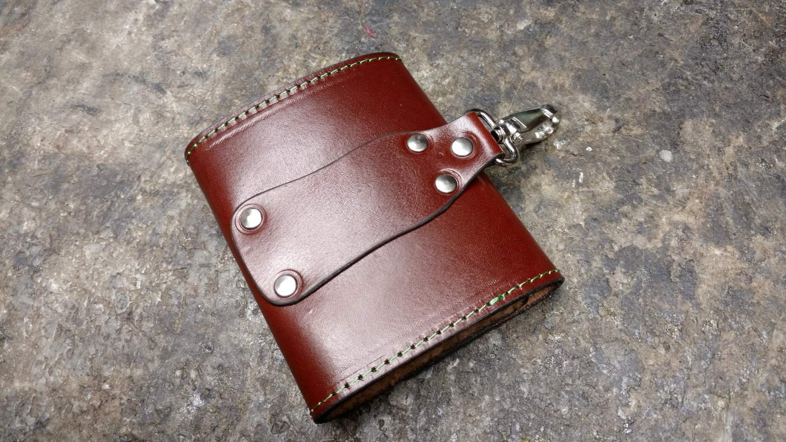 Portefeuille en cuir contre la mouche truite - Canada