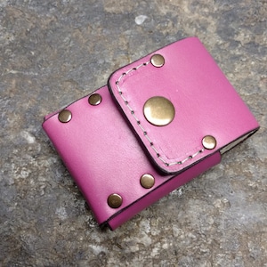 Handgefertigtes Leder-Etui für 20/80 Zigaretten/Leder Minitasche für Zigarette/Geschenkideen/Personalisiert/Tabakbeutel Gürtel