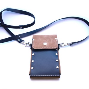 Cross Body Genuine Leather Phone Bag Wallet Handmade Style - Etsy