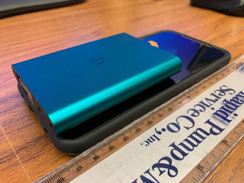 Custom Size Leather Case to Fit Cell Phone and Ifi Hip Dac Charging Two ...