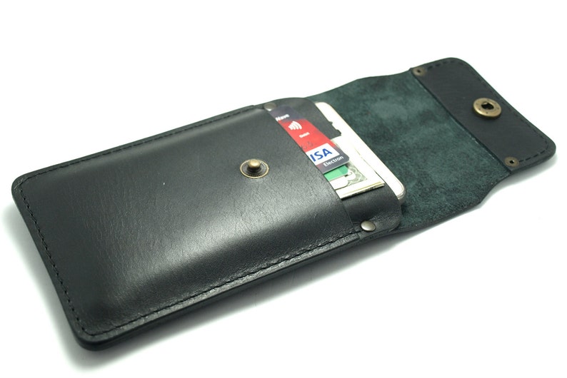 Personalized Black Leather Stylish Sleeve to Fit All Phone - Etsy