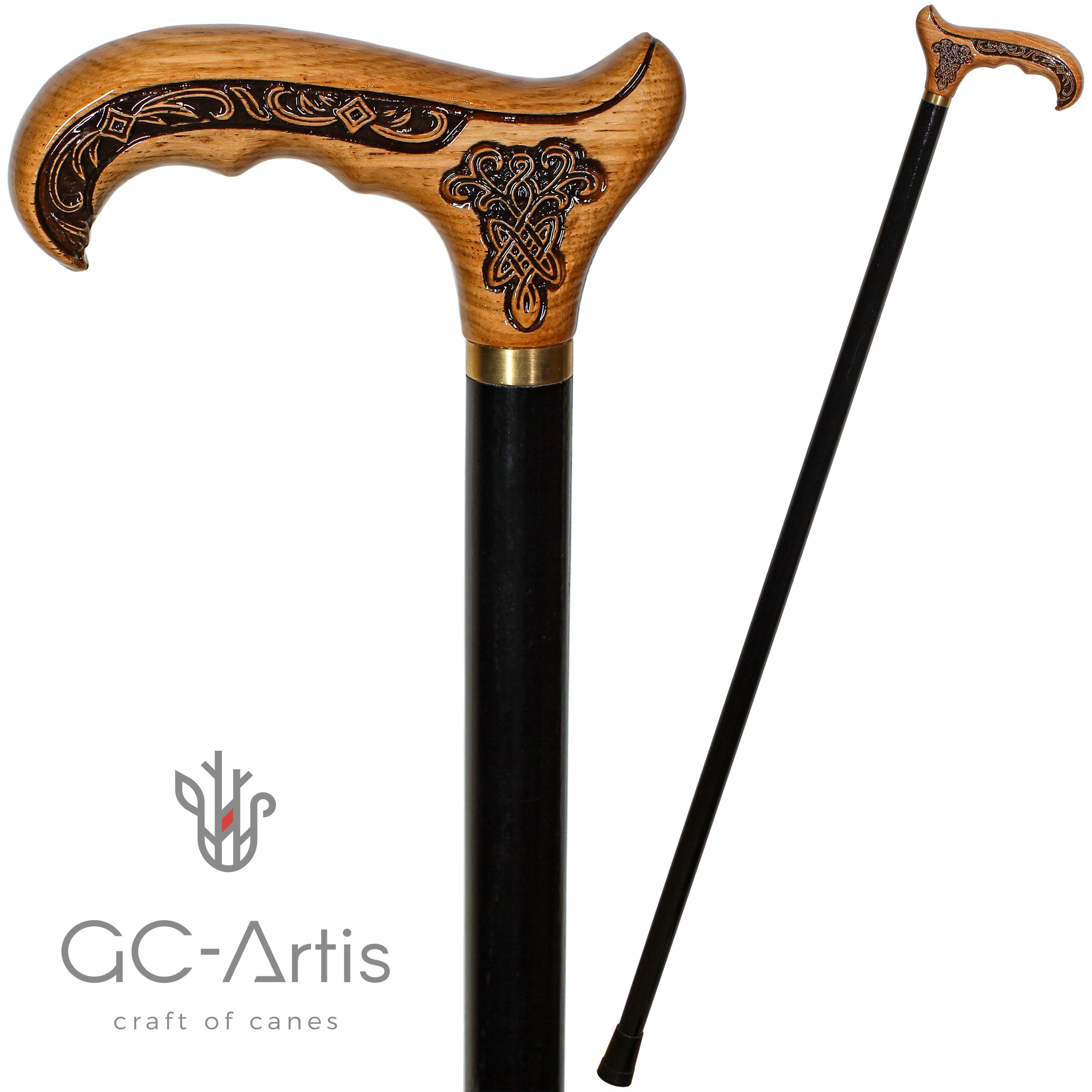 Celtic Bear Handle (#560127) for Asterom Walking Cane