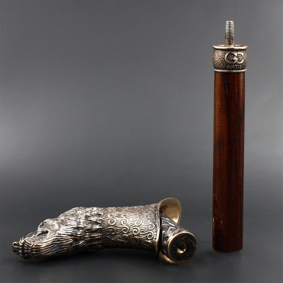 Brass Eagle Handle Wooden Walking Stick Antique Walking Cane For Men Women Gift | UK