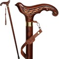 Wood Carved Cane Swallow Bird Walking Stick - Elegant Crafted Ash Wood product logo