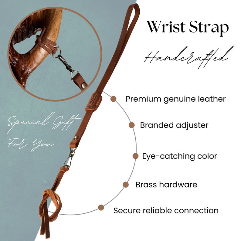 Hand Carved Eagle & Fish Wooden Walking Cane - Oak, Ergonomic Handle image 4