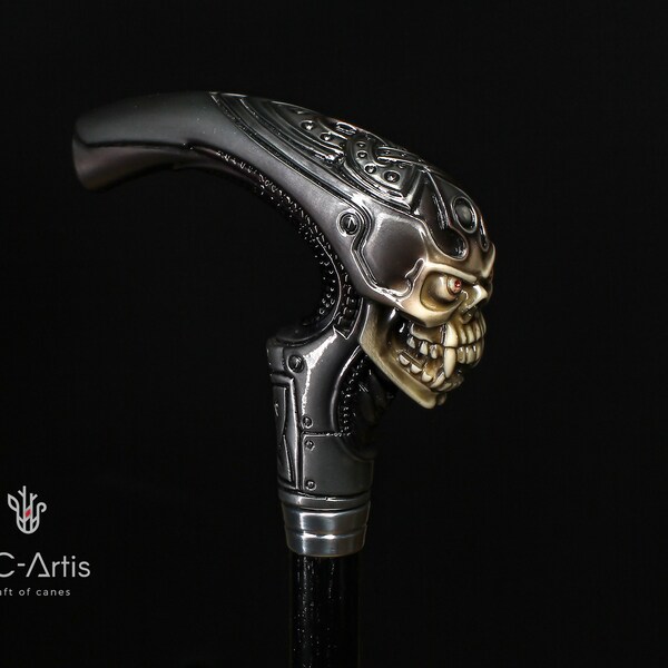 Skull Cane Etsy
