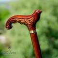 Wood Carved Cane Swallow Bird Walking Stick - Elegant Crafted Ash Wood product logo