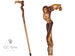 Siren Mermaid wooden Cane Walking stick Fantasy cane handmade hand carved walking cane stick for men woman art hiking Staff 