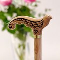 Swallow Bird Light Wooden Walking Cane ladies walking stick Elegant rondine cane for women hand carved pretty nice wood crafted fashion product logo