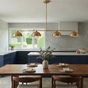 Mid Century Modern Linear Chandelier Light Luxury 4 Light Brass Linear Pendant Light Fixtures For Kitchen Island linear pendant light