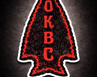 OKBK Pfeilspitze Aufkleber