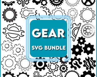 Metal Gears SVG Bundle: Steampunk Cut Files for Cricut (Digital Download)
