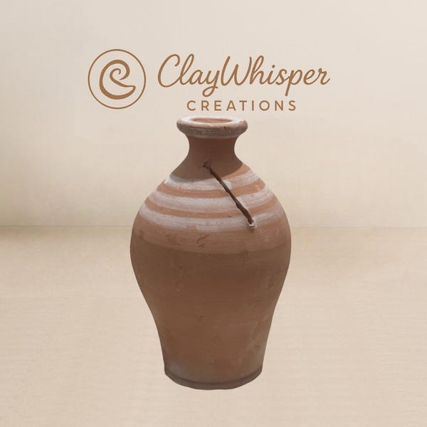 Handmade Moroccan Clay Piggy Bank – Terracotta Coin Bank, Rustic Artisan Pottery, Eco-Friendly Money Saver, Boho Home Décor Gift