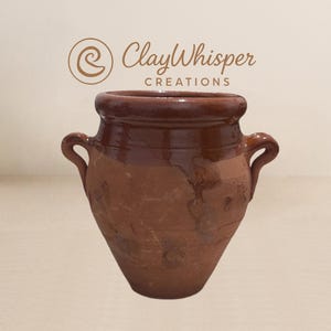 Handmade Moroccan Cooking Tanjia – Authentic Clay Tanjia Pot for Stovetop & Oven – Artisan North African Cookware Gift