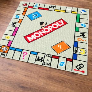 Board Game Crochet Pattern | Corner to Corner C2C Blanket Pattern | Tapestry