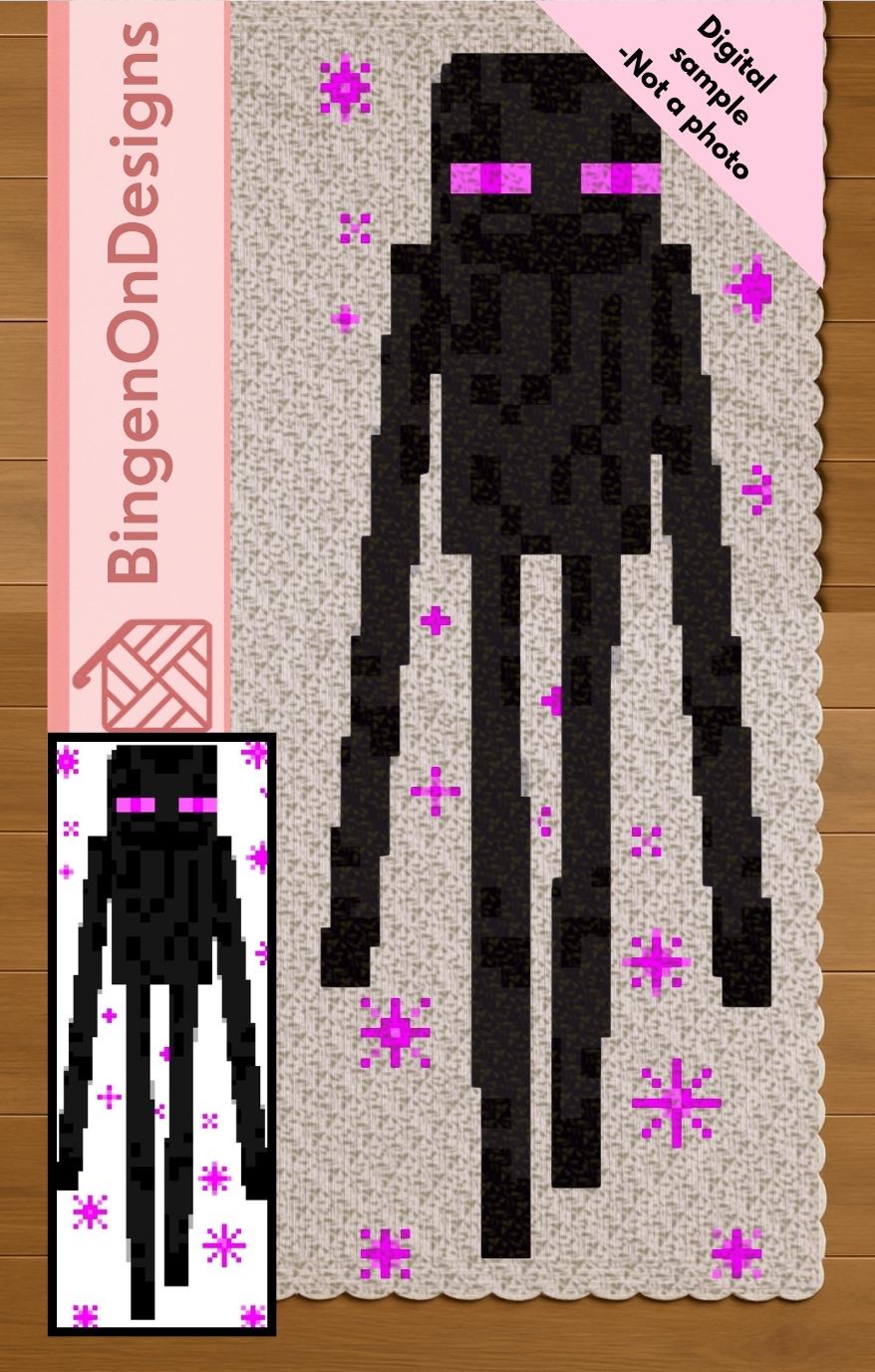 30 Pixel Crochet Patterns for Bold Colorwork, Blankets, Bags, and Amigurumi 30 Tall Teleporting Monster Crochet Blanket Pattern C2C