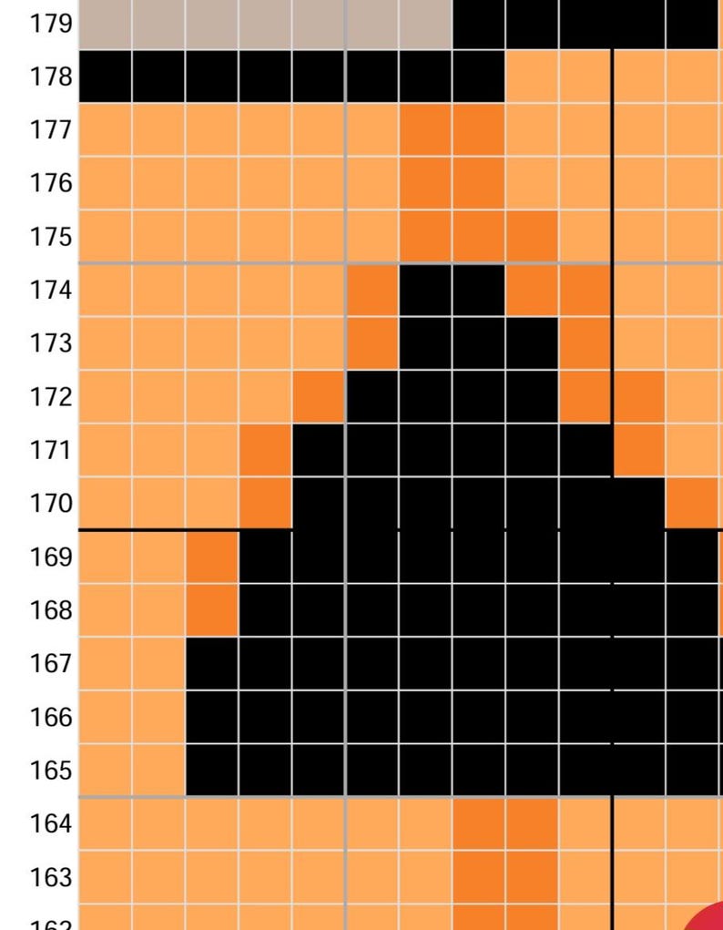Halloween Cat Crochet Pattern | Pumpkin Kitty C2C Blanket | Kawaii ...