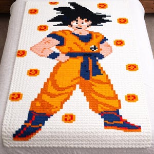 Anime Boy C2C Crochet Blanket Pattern | Corner to Corner | Digital download