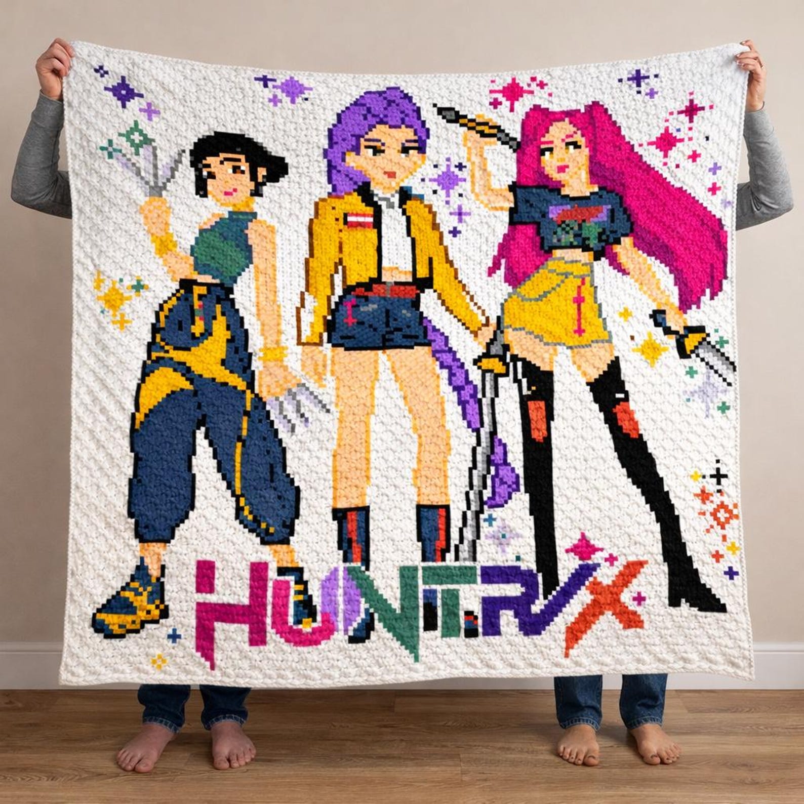 Huntrix K-pop Demon Hunters – Corner-to-corner Crochet Pattern - Etsy