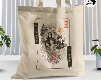 Studio Ghibli Tasche - Anime Canvas Einkaufstasche
