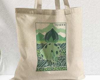 Bisasam Tragetasche - Stylische Pokemon Tragetasche - Perfekt für die Schule oder Lebensmittel